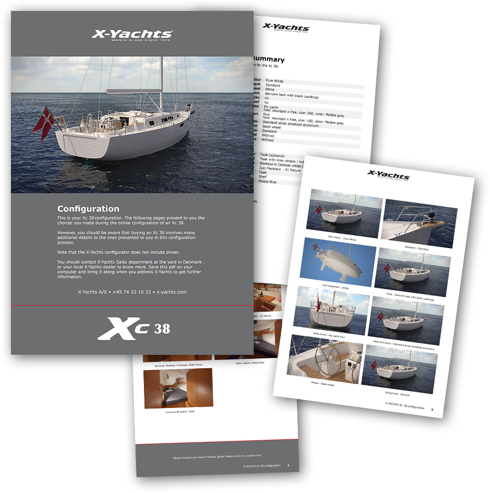 x yachts konfigurator